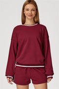 The Amara Sweatshirt Lounge Shorts 2-Piece Set