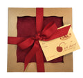 Hot Cherry Square Pillow in Plush Red Ultra-Suede