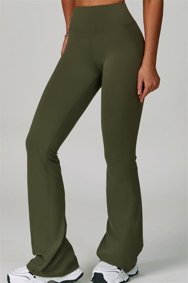 The Bold Halter Sports Bra Flared Leggings 2-Piece Set
