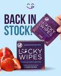 Strawberries and Cream Flavored Men's Wipes