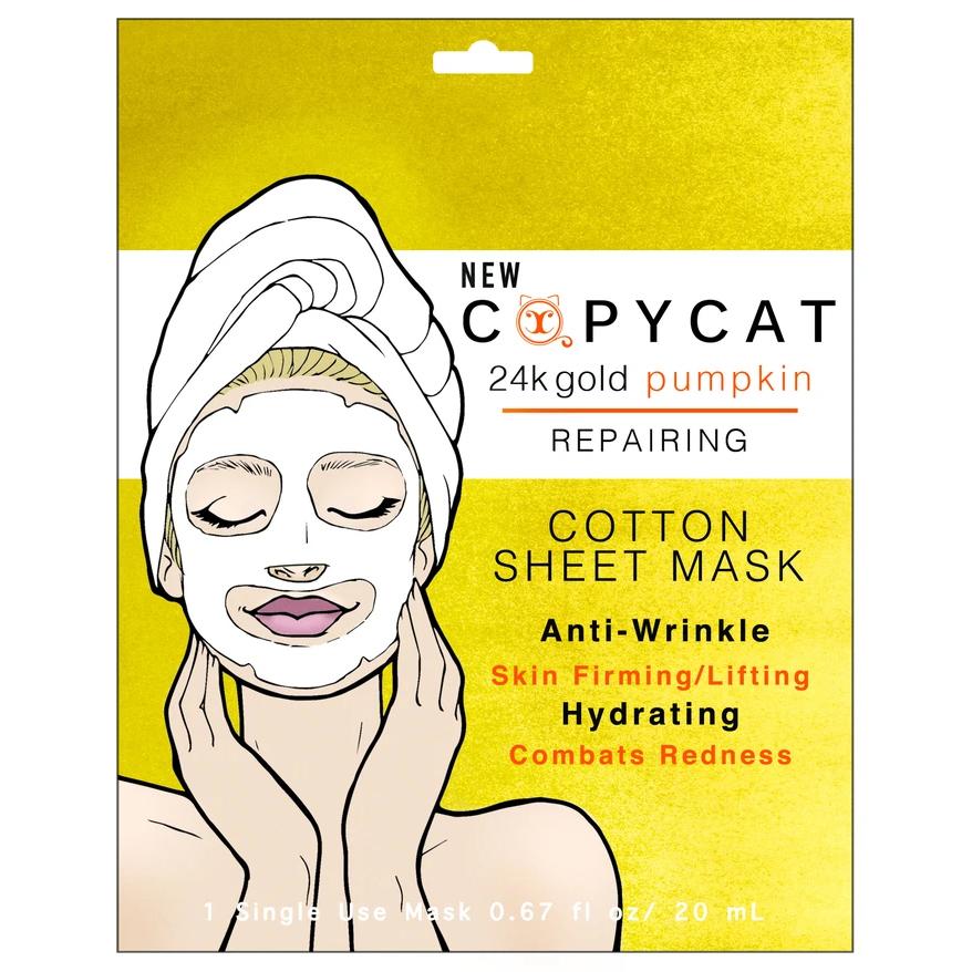 24K GOLD / PUMPKIN SINGLE MASK FM4