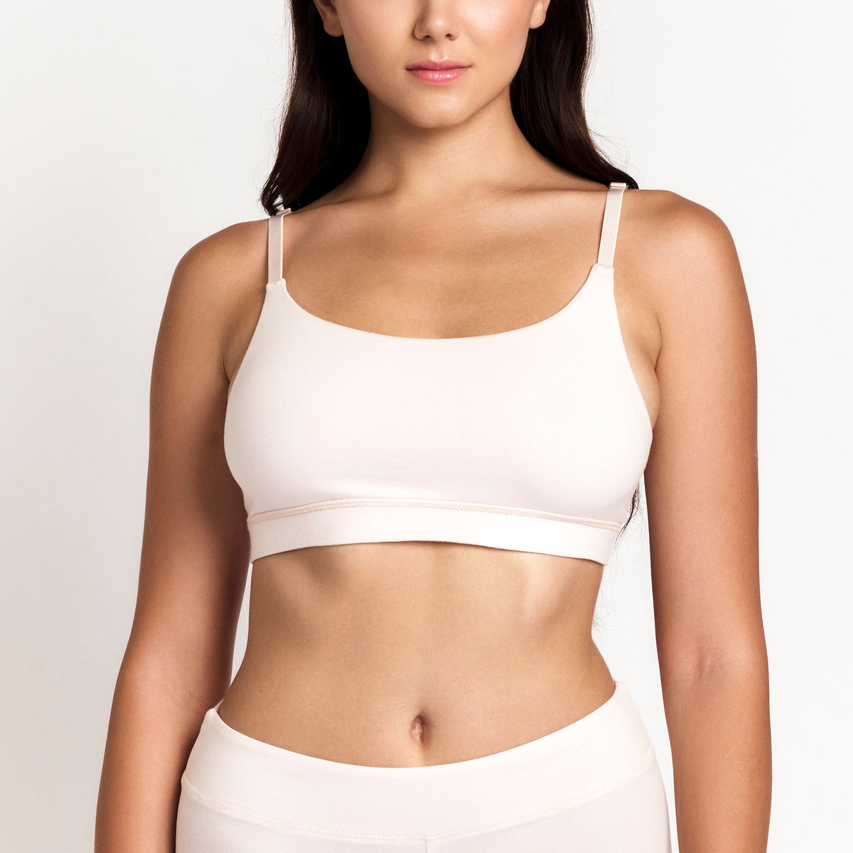 Organic Cotton Scoop Bralette