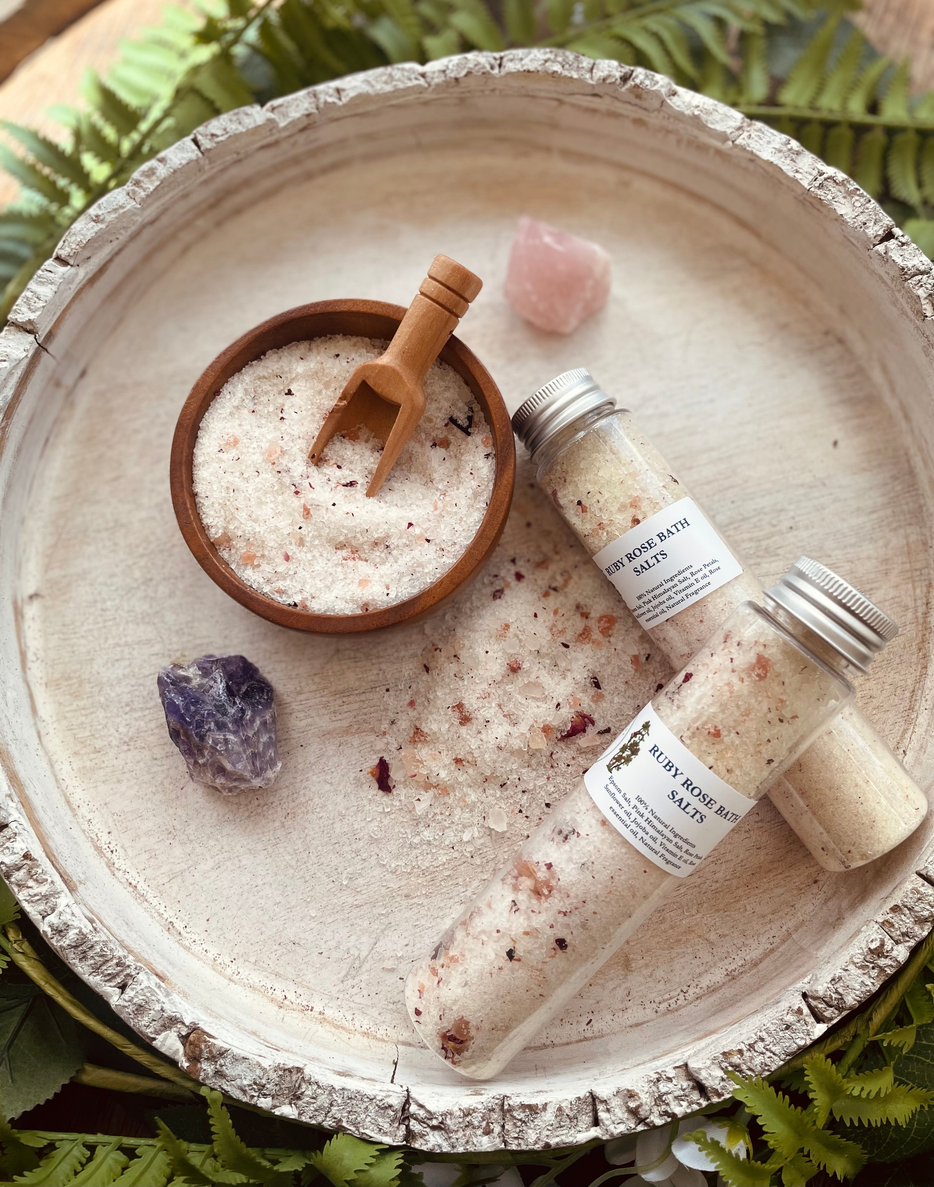 Ruby Rose Bath Salt Tubes