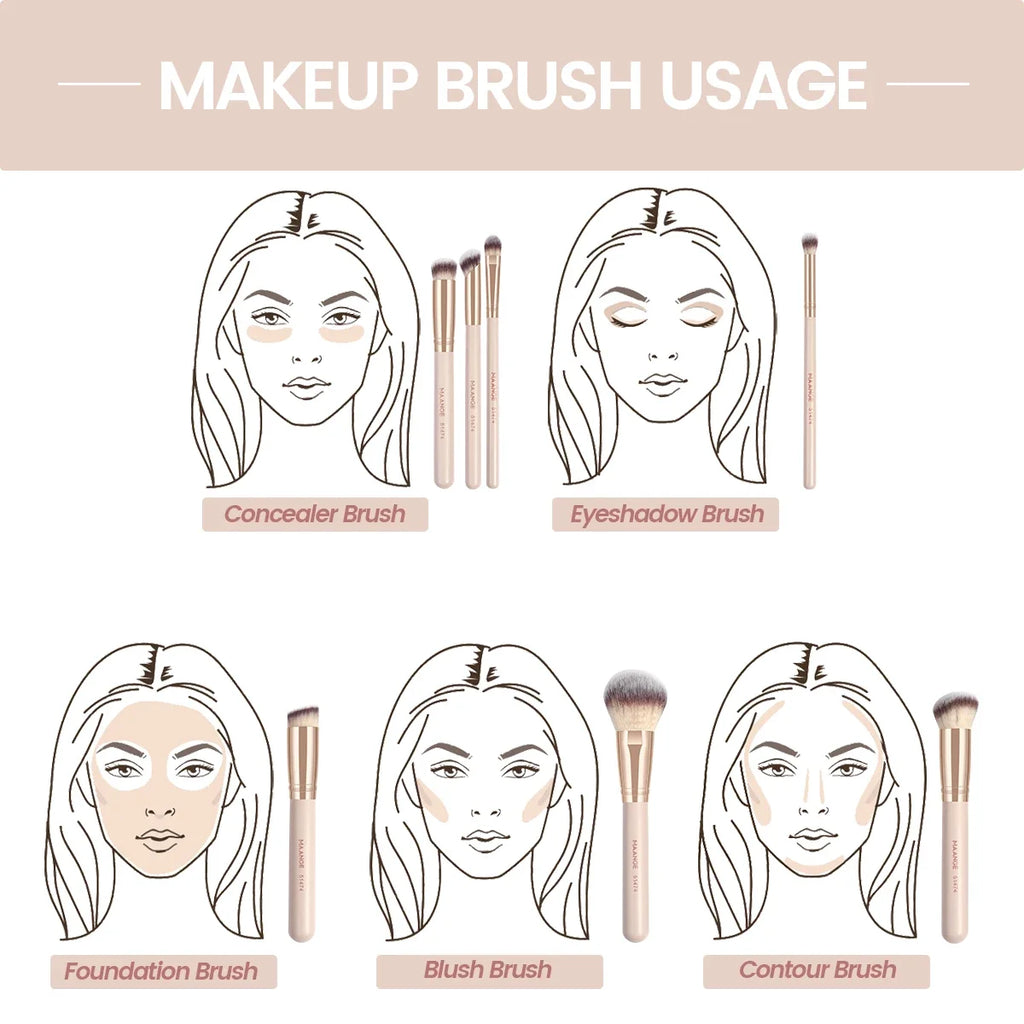 7-Piece Makeup Brush Set