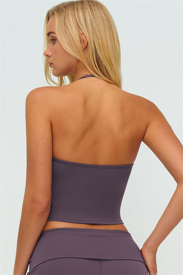 The Twirl Halter Tank Top Straight Leg Pants 2-Piece Set