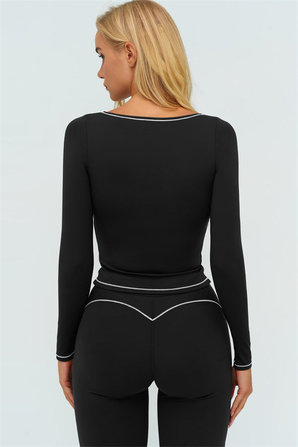 The Amara Long Sleeve T-shirt Leggings 2-Piece Set