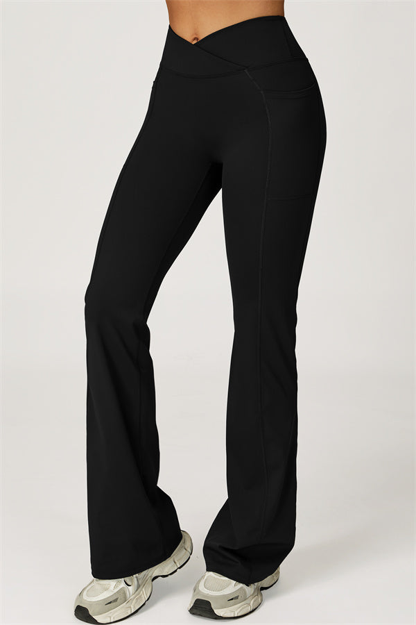 The Glacier Crop Tank Flared Leggings 2-Piece Set