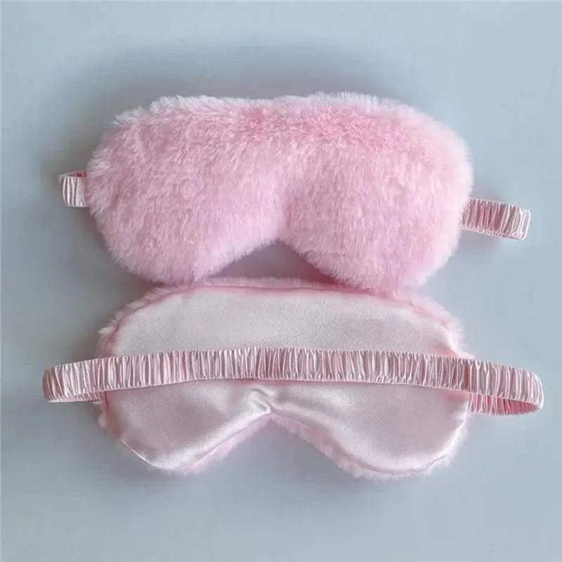 Cute Fluffy Plush Sleep Eye Mask