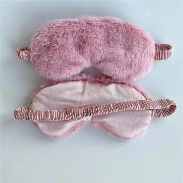 Cute Fluffy Plush Sleep Eye Mask