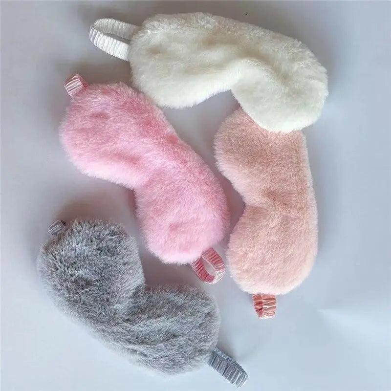 Cute Fluffy Plush Sleep Eye Mask