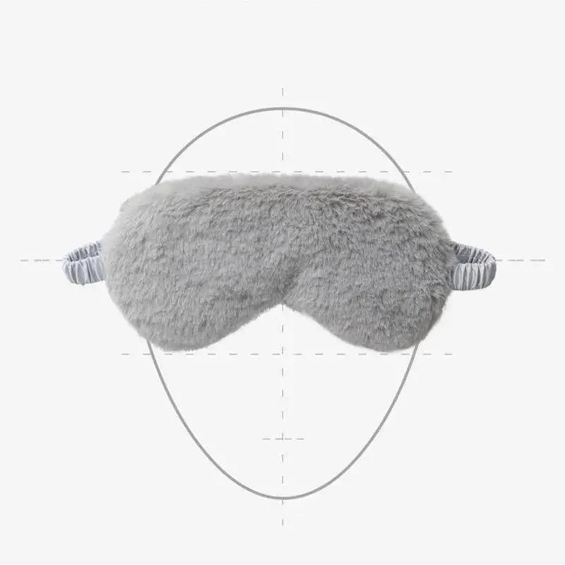 Cute Fluffy Plush Sleep Eye Mask