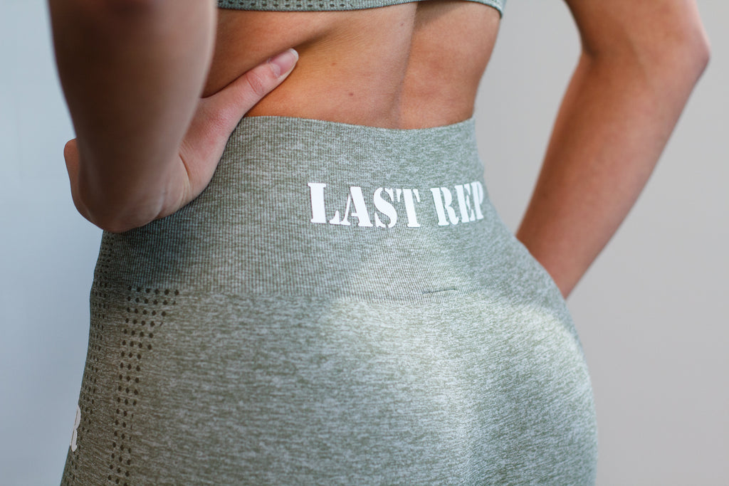 Women’s Stretch Leggings | Olive Green Activewear Leggings | Last Rep