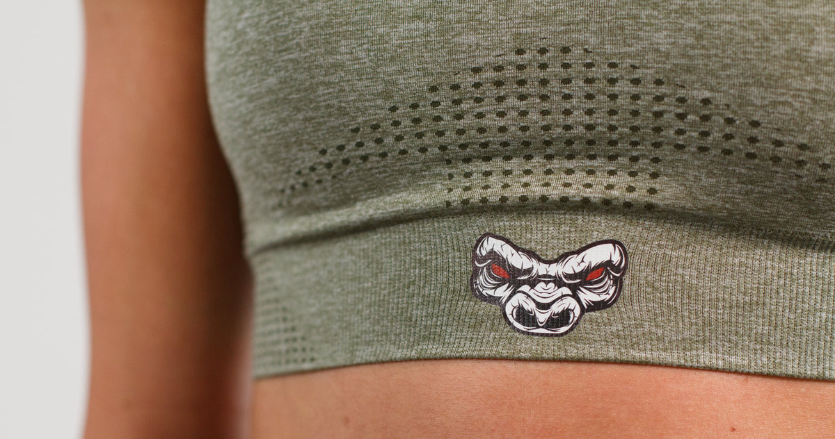 Women’s Sports Bra | Olive Green Activewear Sports Bra | Last Rep