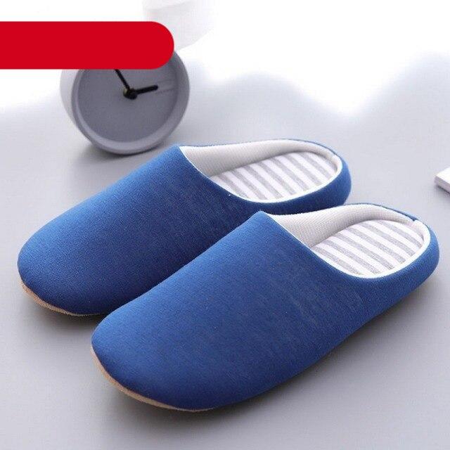 Unisex Plush Memory Foam House Slippers