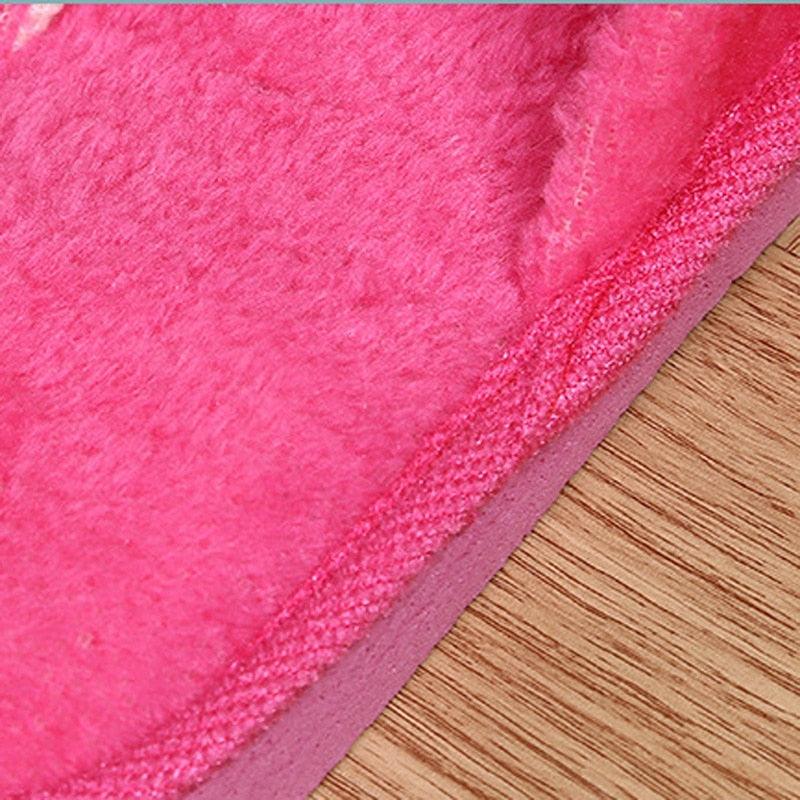 Unisex Plush Memory Foam House Slippers