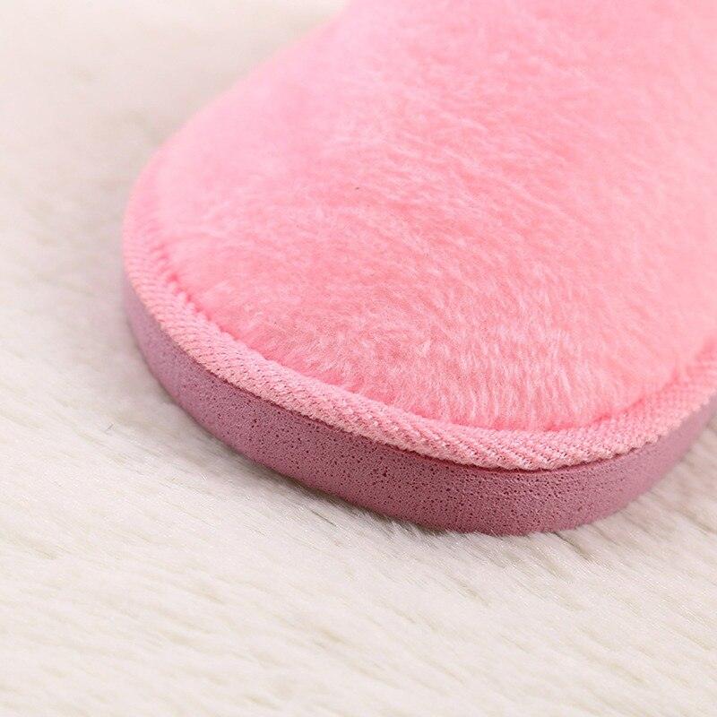 Unisex Plush Memory Foam House Slippers