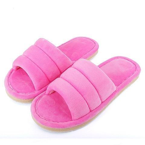 Women's Fuzzy Faux Fur House Slippers