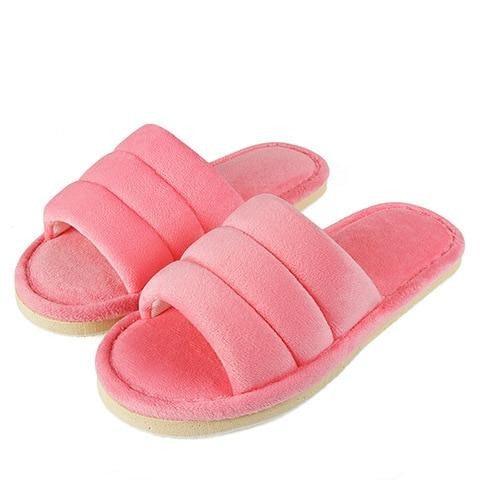 Women's Fuzzy Faux Fur House Slippers