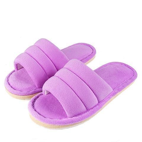 Women's Fuzzy Faux Fur House Slippers