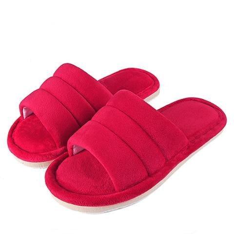 Women's Fuzzy Faux Fur House Slippers